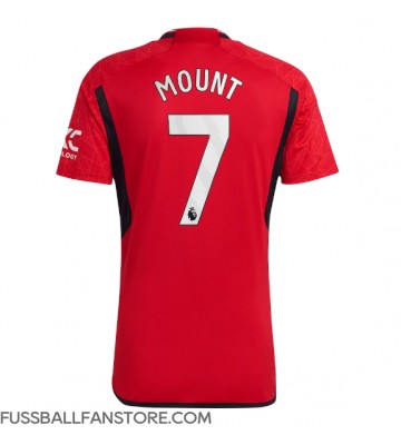 Manchester United Mason Mount #7 Replik Heimtrikot 2023-24 Kurzarm